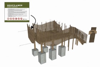 Wizualizacja tarasu widokowego